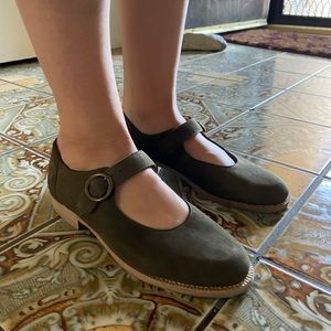 Dark Green Flats